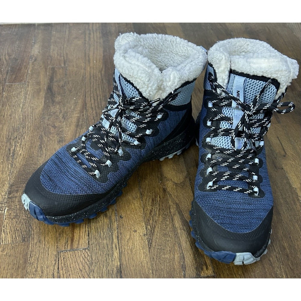Merrell Women's Bravada Knit Bluff Polar Waterproof boots Size 10.5 Snow Winter